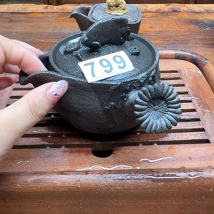 纯手工制作粗陶茶具