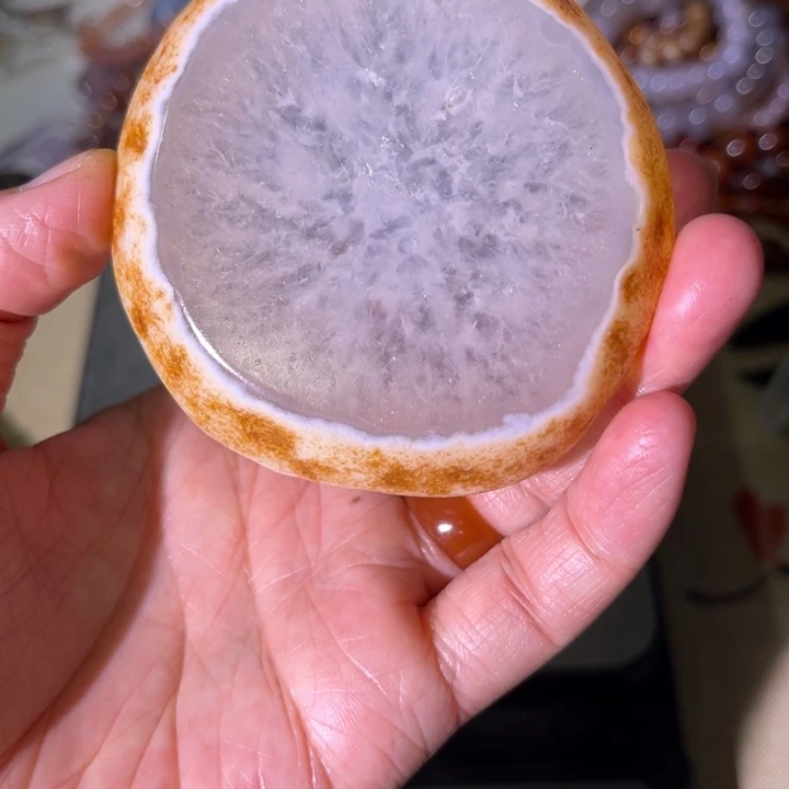 饭***桶未镶嵌玛瑙/玉髓珠宝奇石