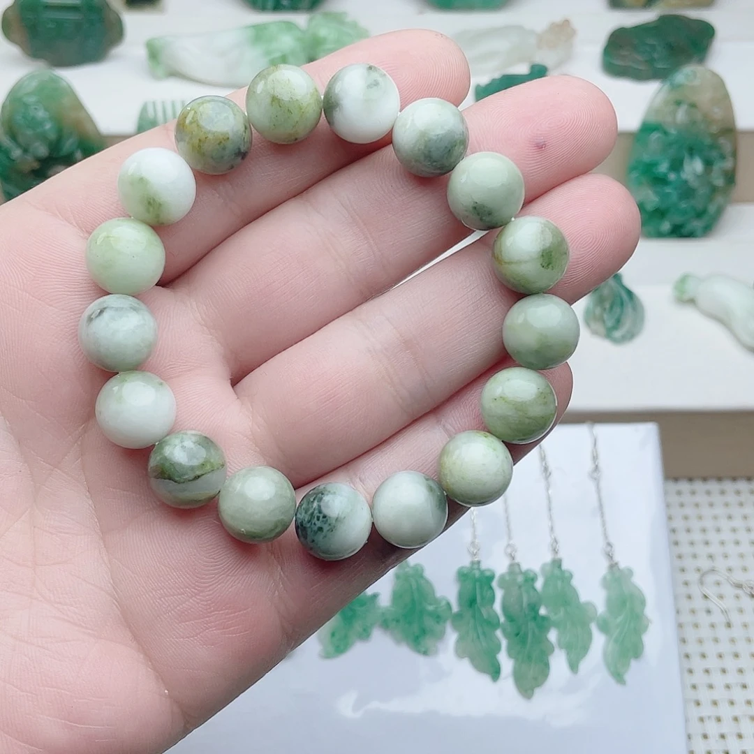 独山玉未镶嵌手串