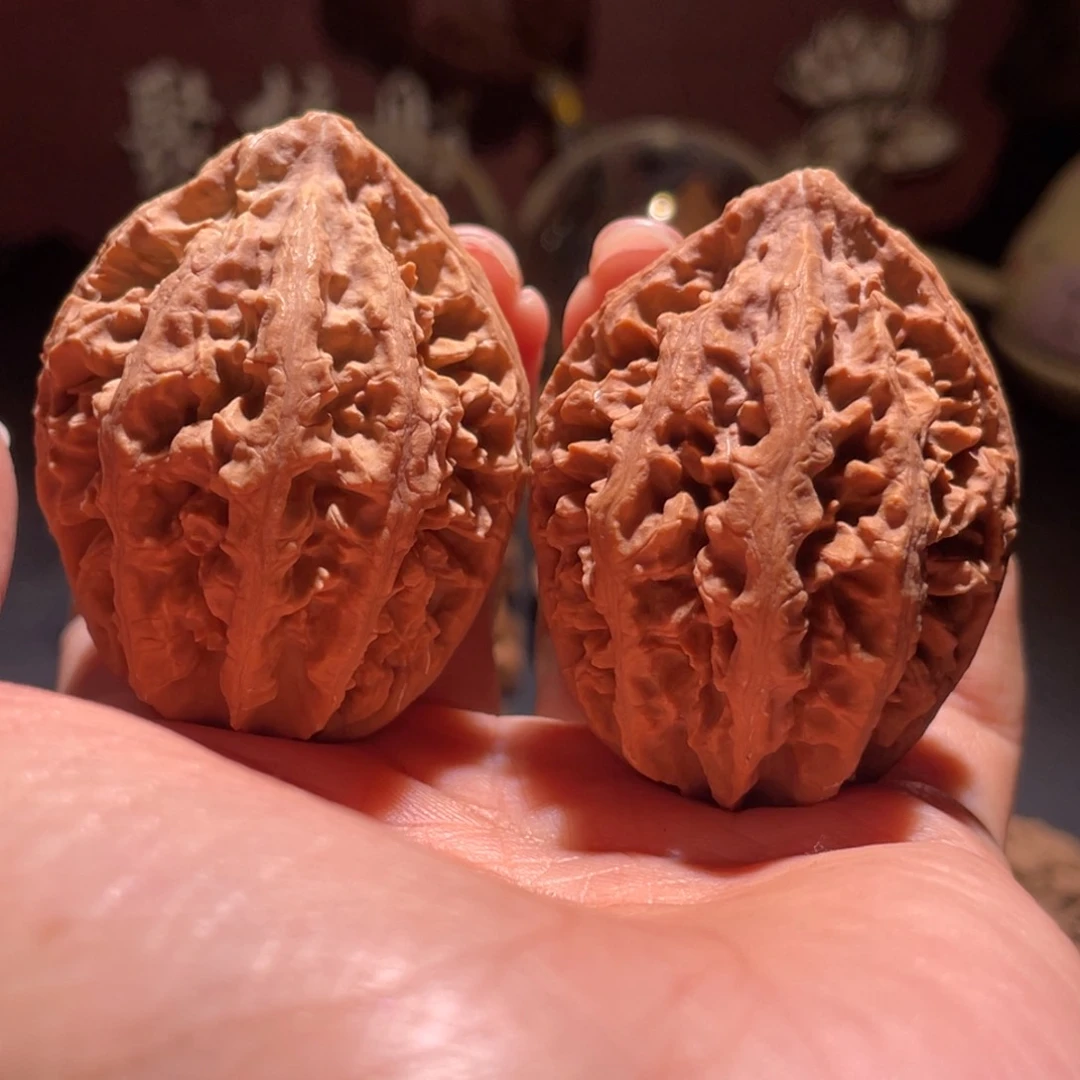 文玩核桃吊坠火焰龙脊31