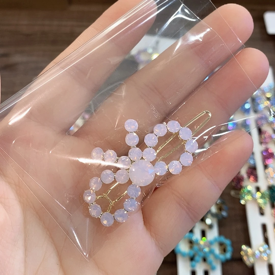 皮质铁合金飘带扣夹