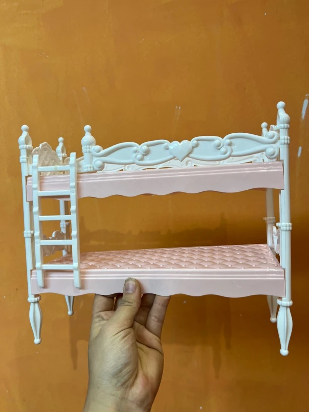 外贸余单微缩场景娃娃床装饰品长宽高25.10.23