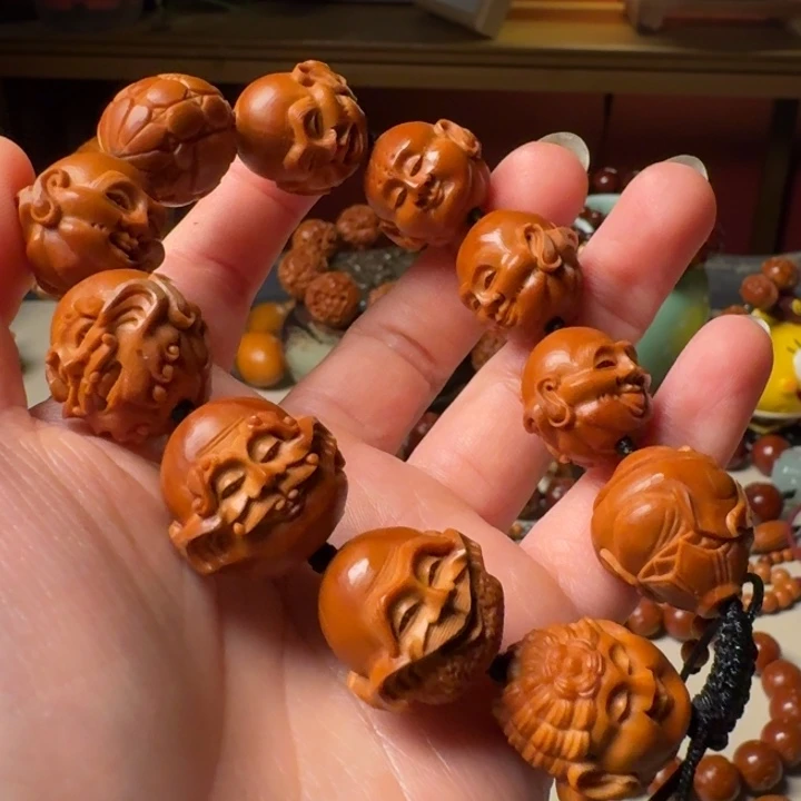 手串/手链橄榄核手工罗汉殷派