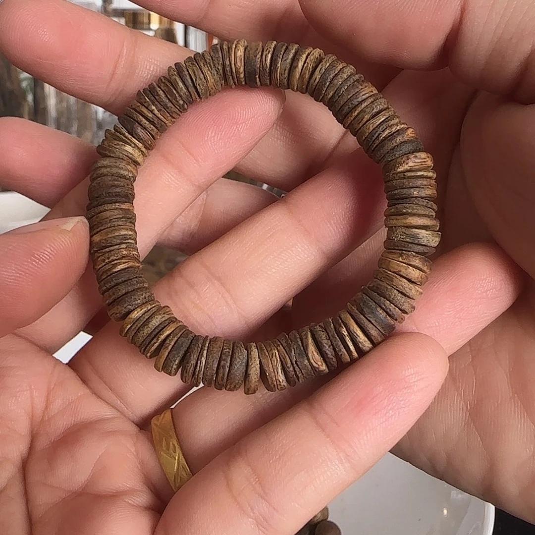 沉香沉香碎屑醇化张勺子片片珠5.2克