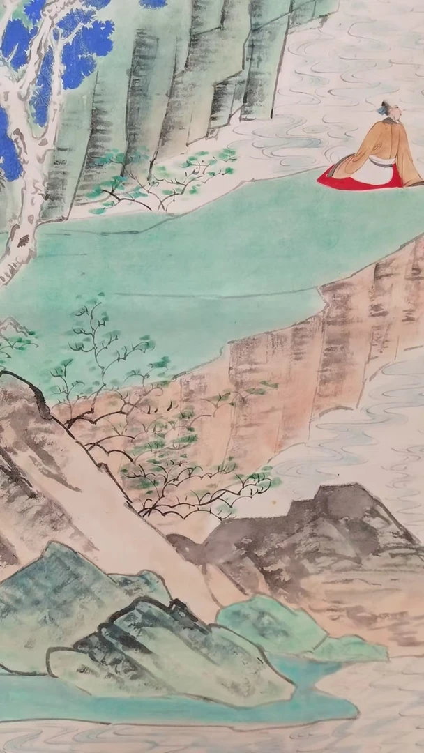 艺迅百货 山水人物 手工手绘宣纸