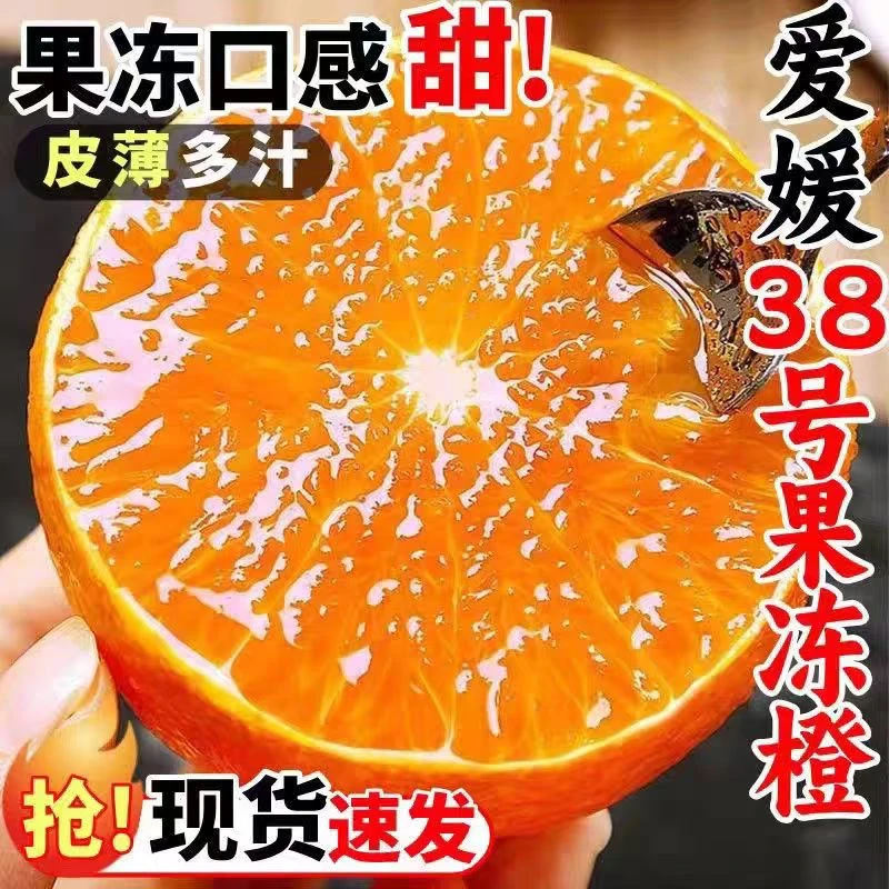 【爆汁甜】四川爱媛38号果冻橙新鲜应季水果皮薄多汁香甜爆汁手剥橙