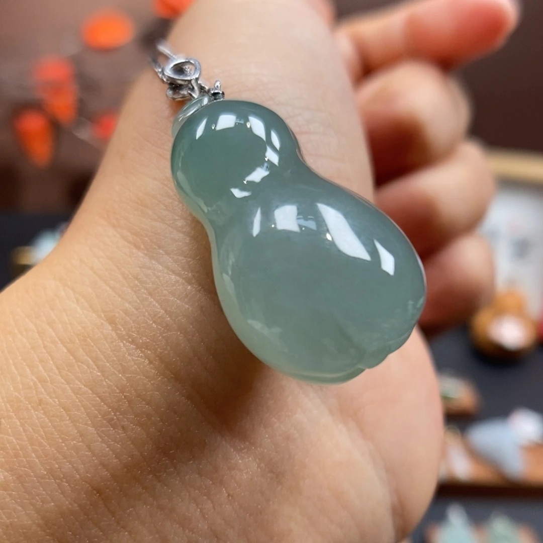 【闪购商品】颈饰银S925镶嵌翡翠22