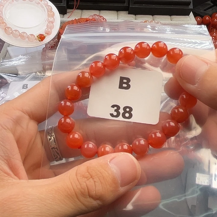 南红玛瑙未镶嵌多样性发货默认微瑕称重9mm