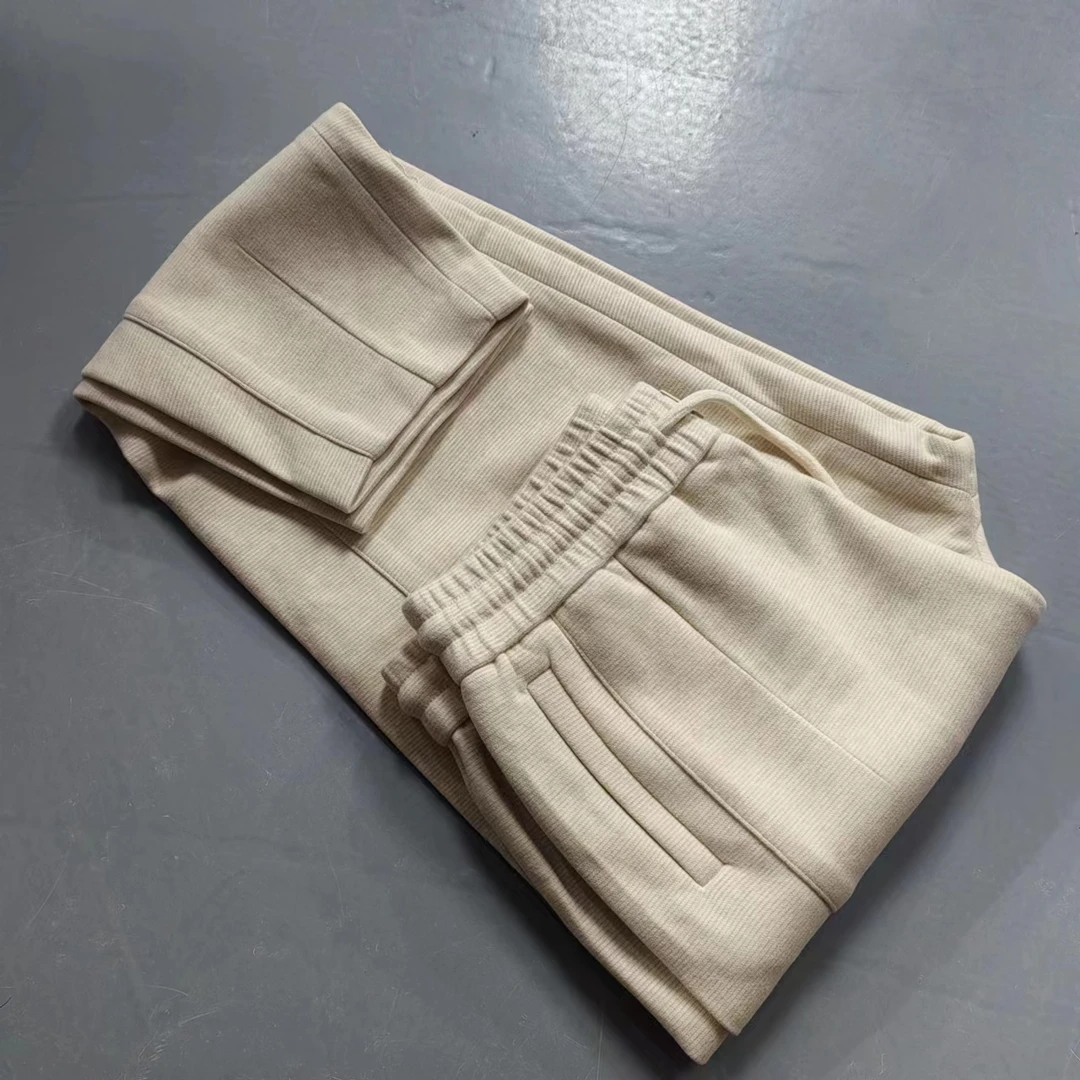 【南油玲姐】米杏色休闲裤89022