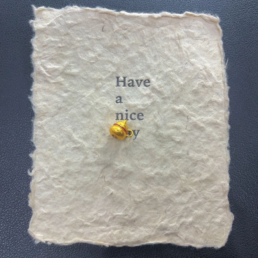 足金 奶葫芦吊坠（福宝喵咪）