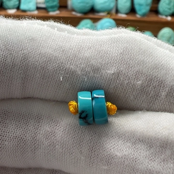 绿松石未镶嵌隔片7mm