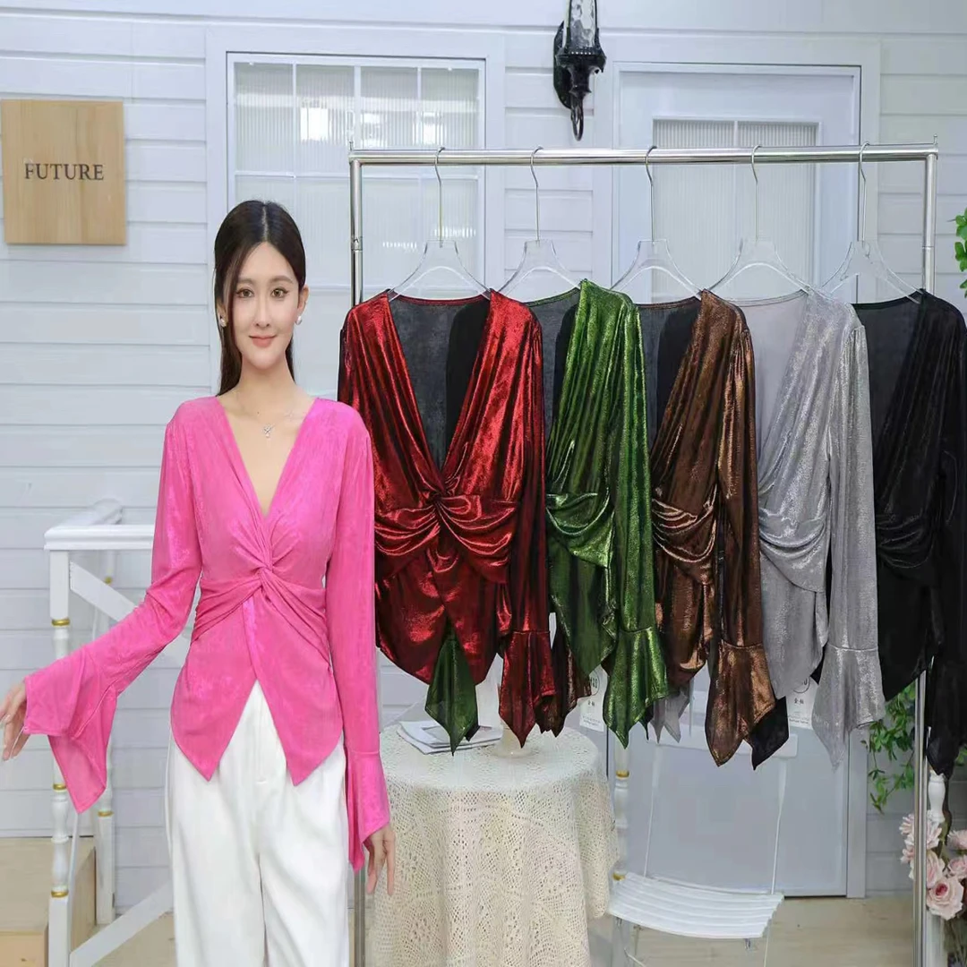 金铂8732亮闪闪好多色上衣