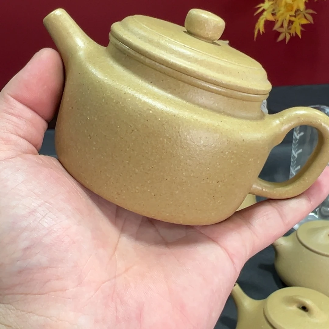 茶壶紫砂梨皮德中微微晃盖瑕疵