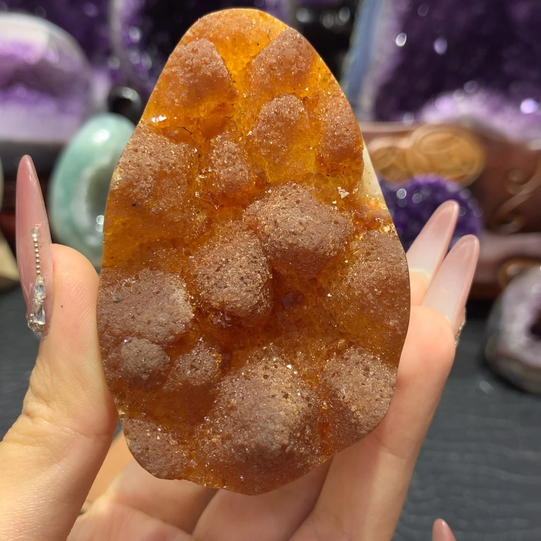 紫晶珠宝半成品未镶嵌