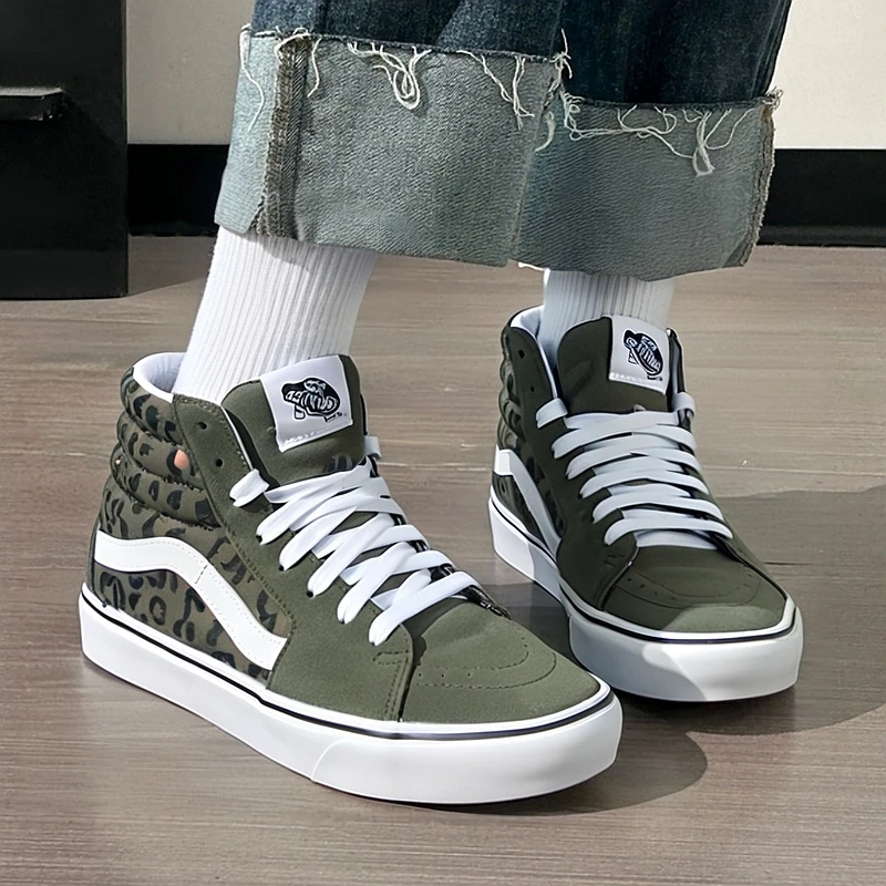 VANS范斯小个子女鞋官方正品四季百搭休闲鞋高帮板鞋VN0A7TNOKCZ