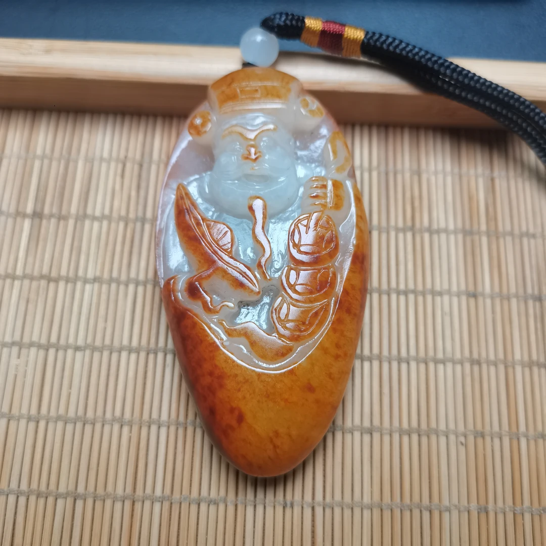 新疆和田玉财神爷107克