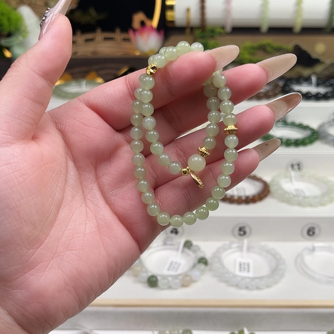 和田玉（糖玉）未镶嵌手链