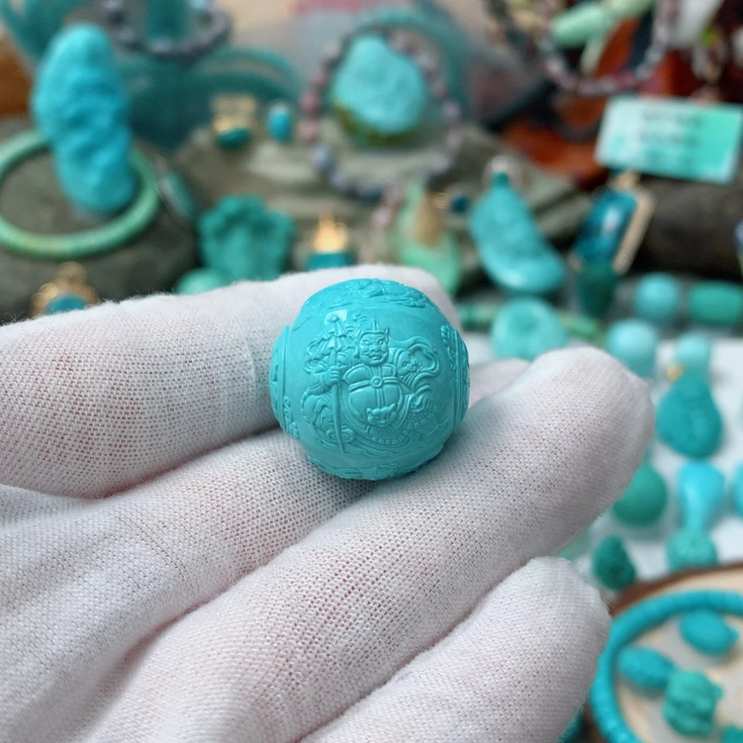 绿松石珠宝奇石未镶嵌