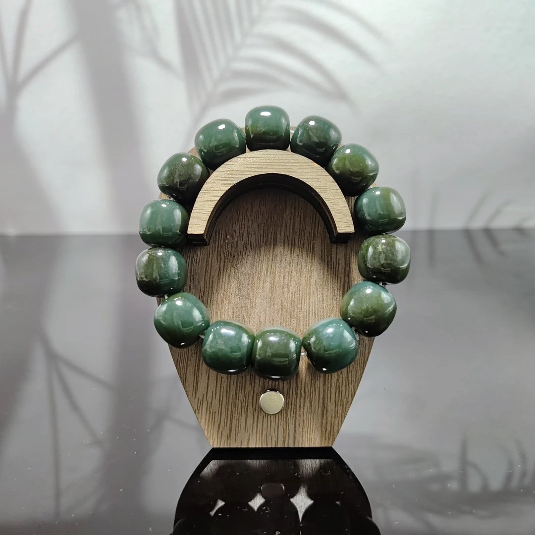 T和田玉桶珠手串（卡16）1072