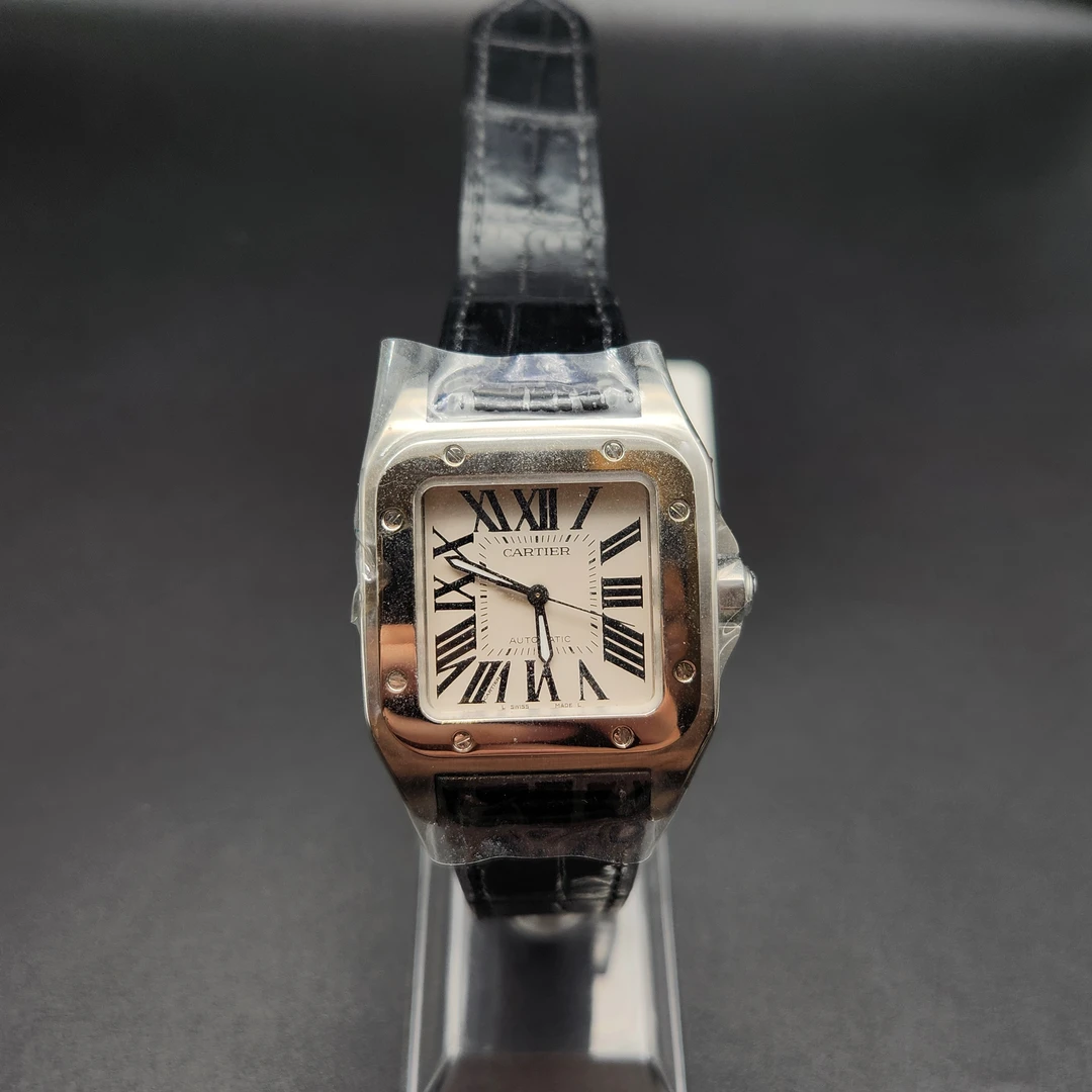 95新 Cartier/卡地亚 山度士W20126X8/表径44.2x35.6/单表/55000