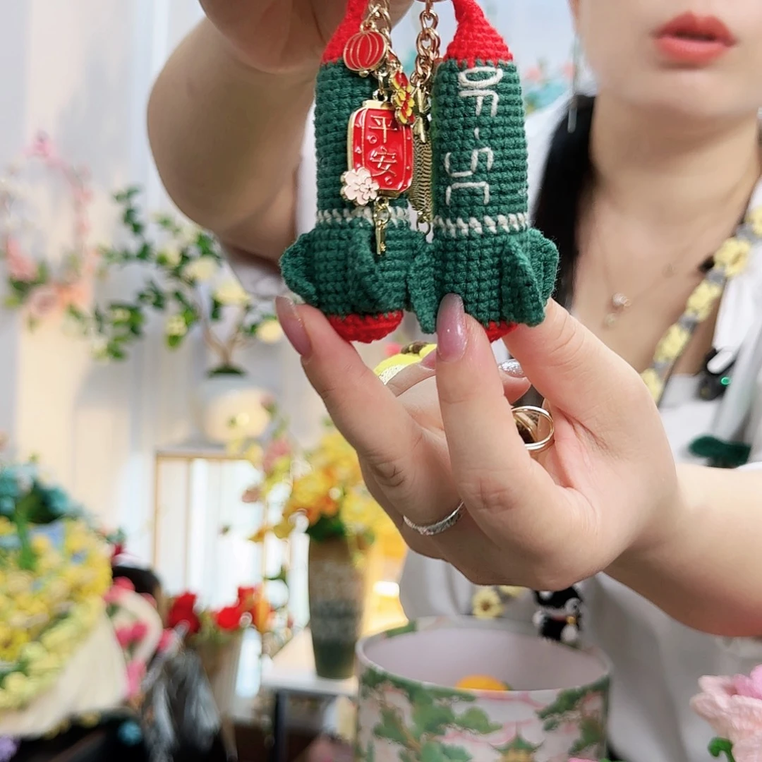 手工钩织设计挂件