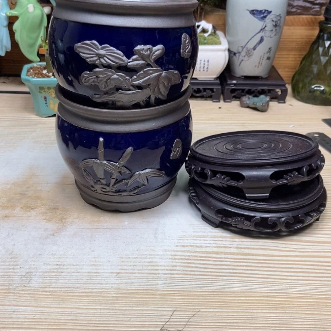 瓷片陶瓷花盆陶瓷艺术