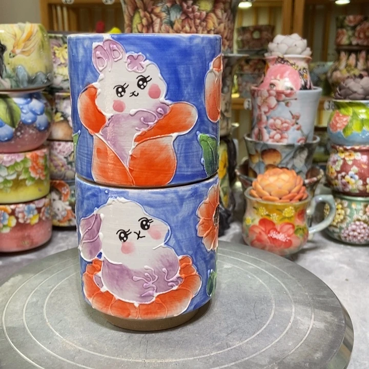 景德镇艺术手绘作品