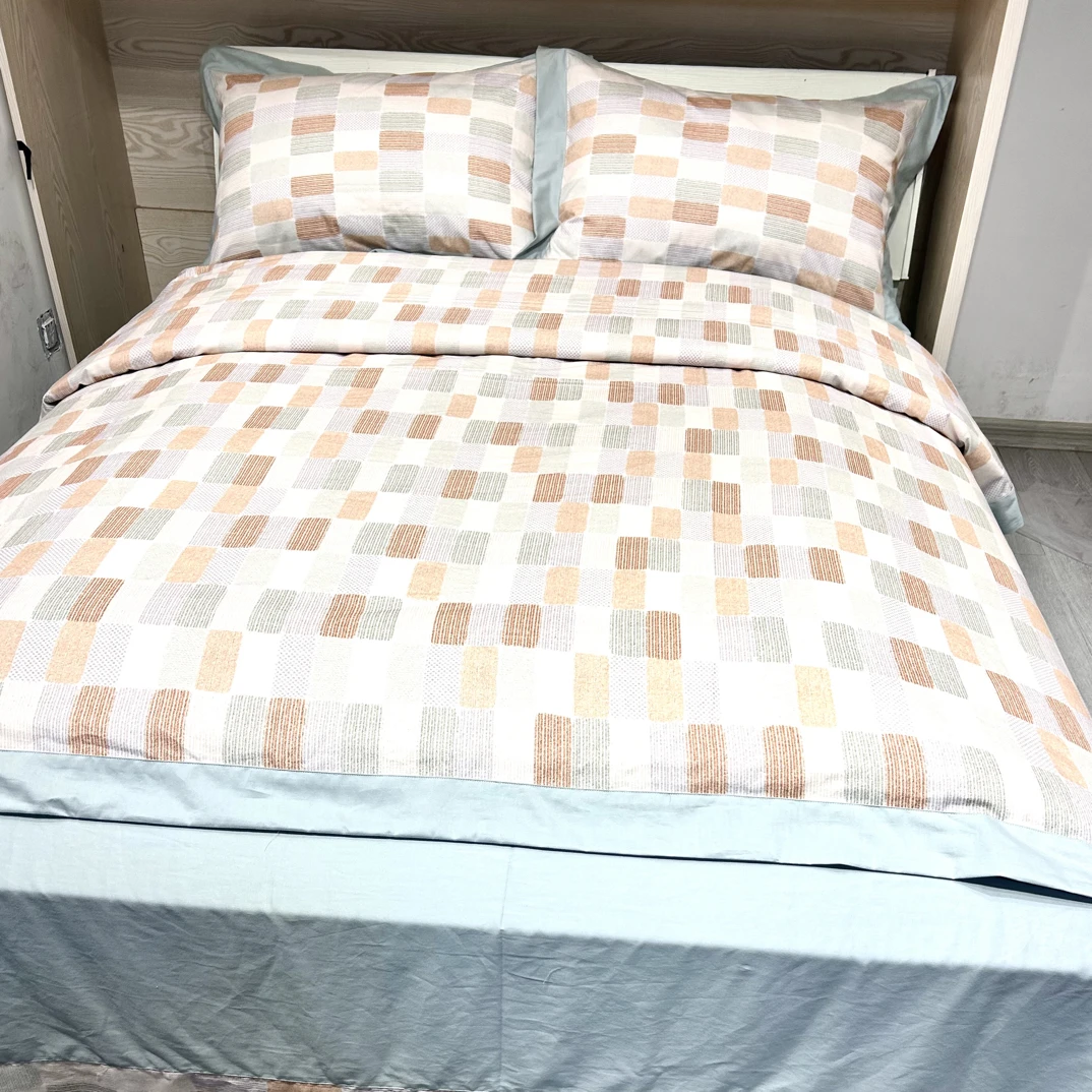 2025年新款秋冬全棉磨毛四件套被套200/230，床单260/270亲肤柔软