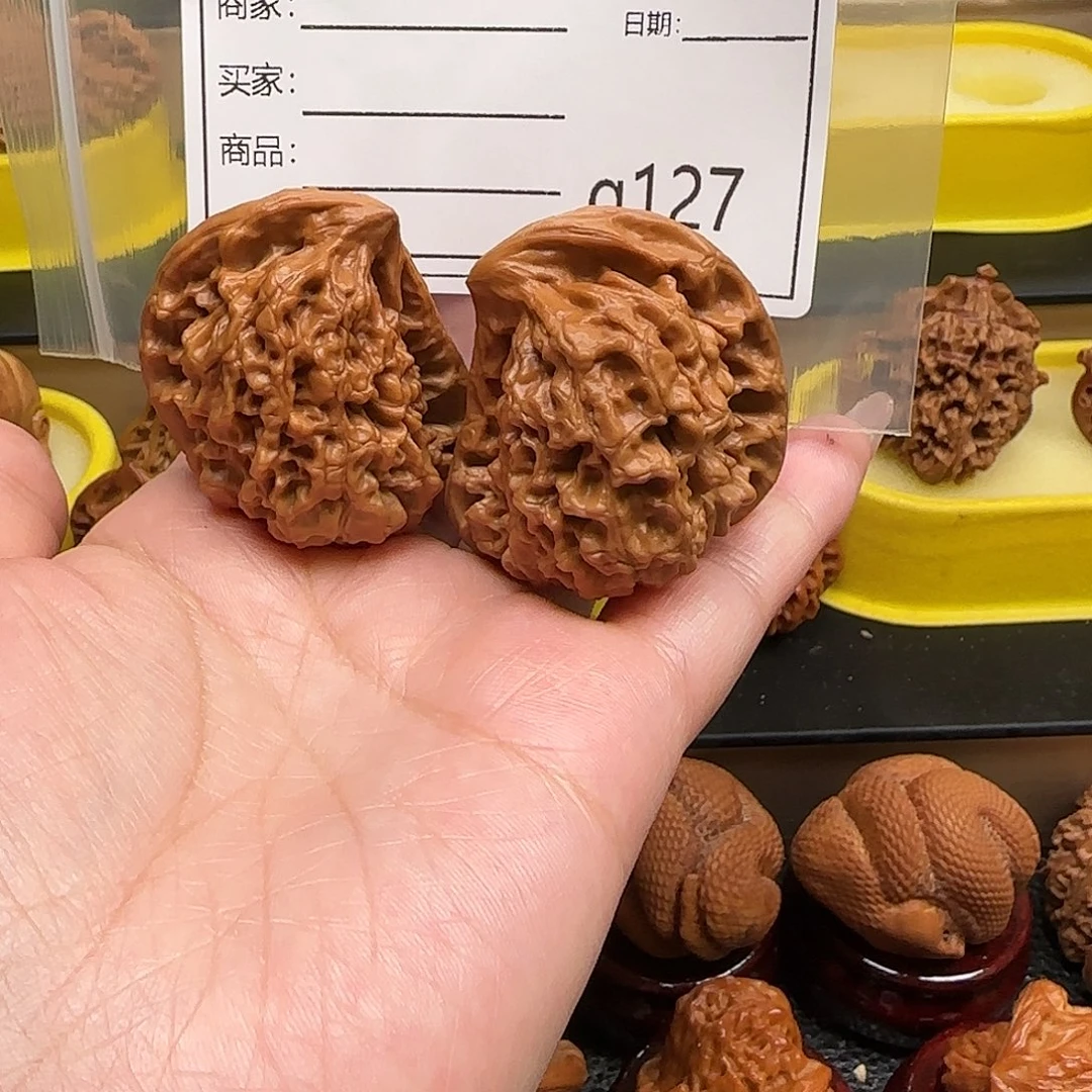 猴头核桃吊坠i*文玩