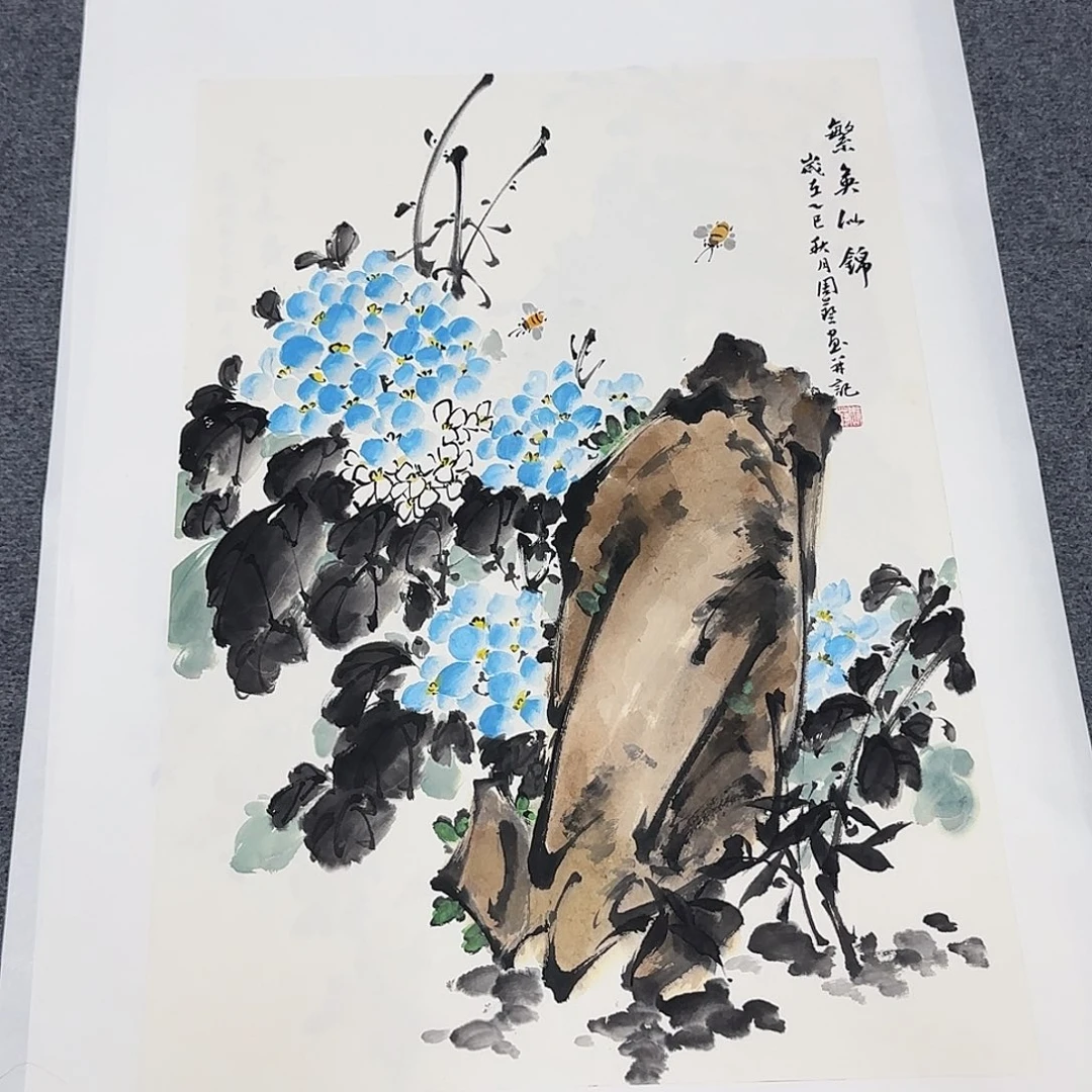 国画纯手绘花鸟图