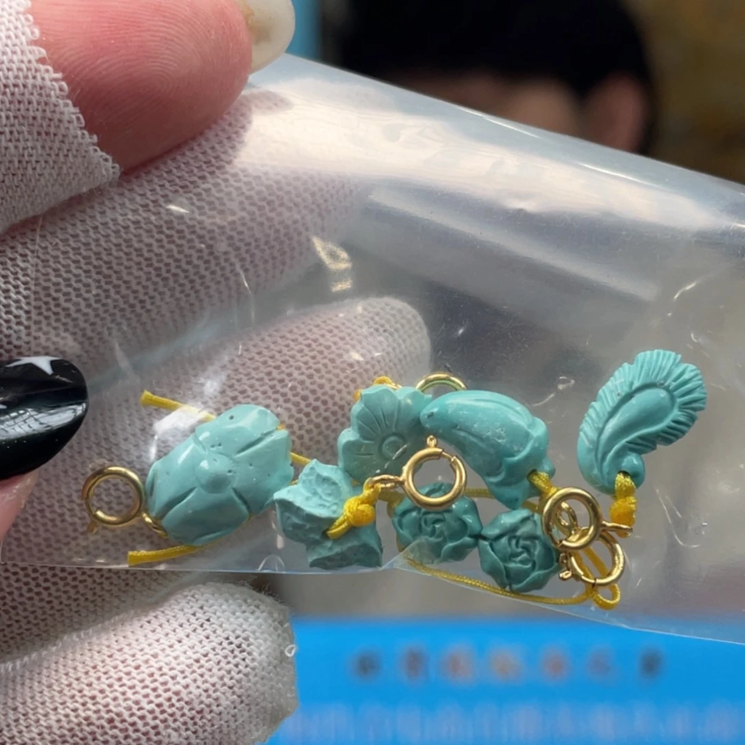 未镶嵌绿松石挂件