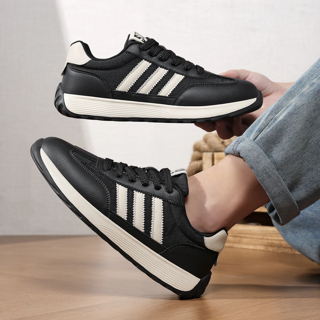 2025秋季通勤风防滑男鞋男士低帮时尚防水时尚休闲鞋减震