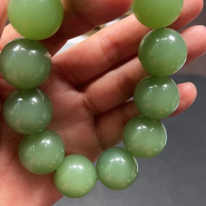 手链未镶嵌和田玉（糖玉）