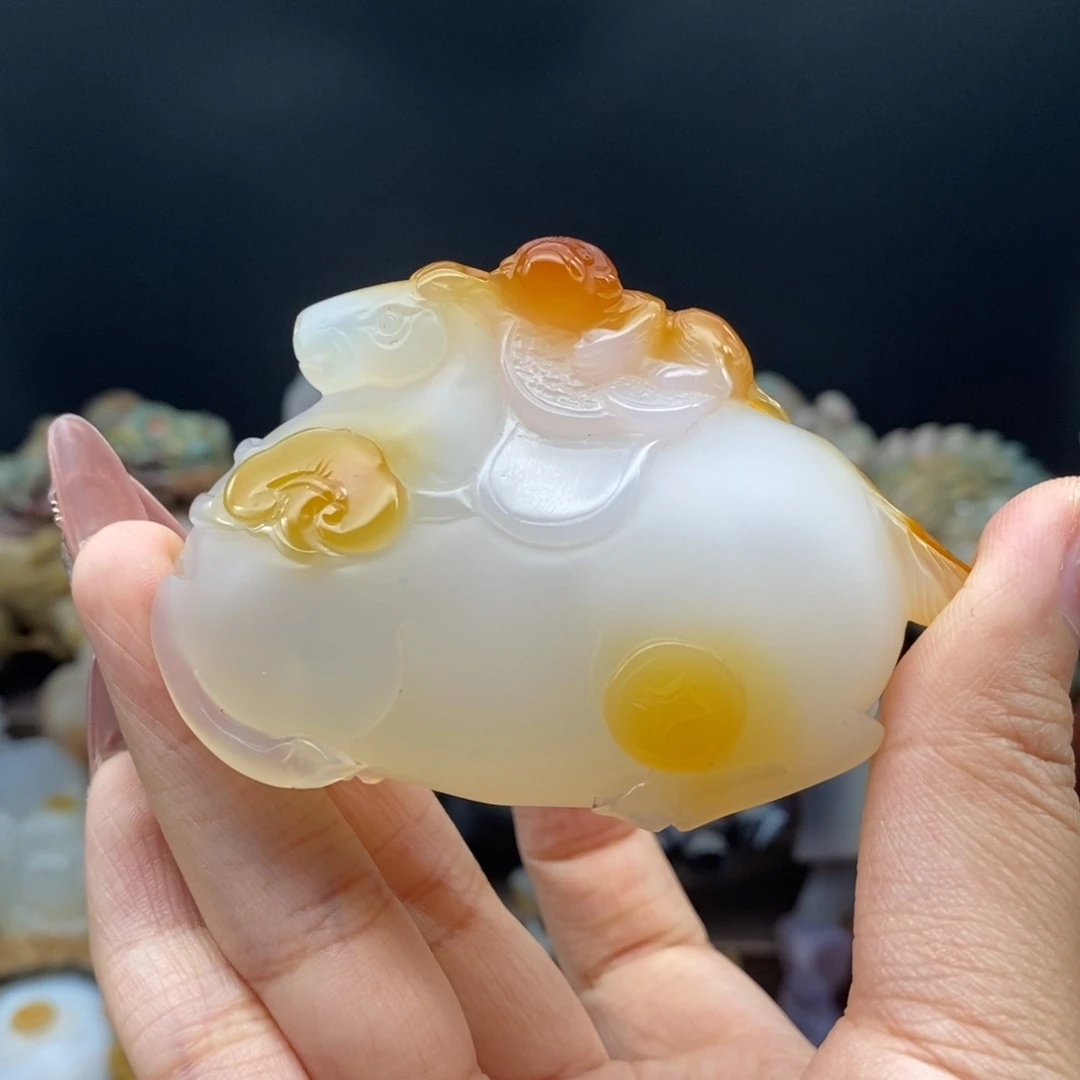 玛瑙/玉髓吊坠(不含链)未镶嵌王***森