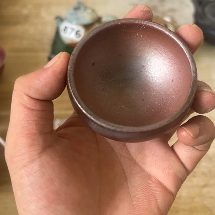 茶盏柴烧茶具陶瓷杯子