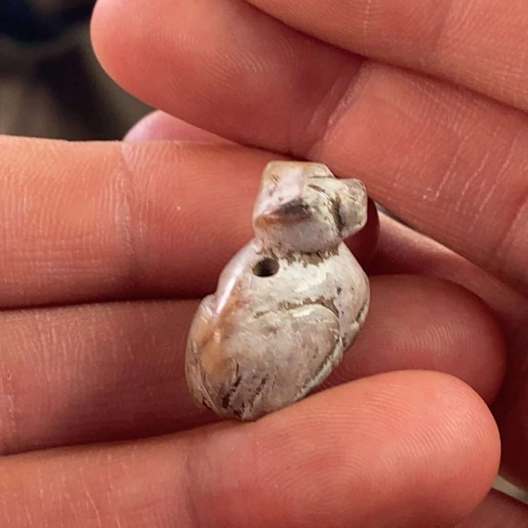 和田玉挂件未镶嵌止*斋