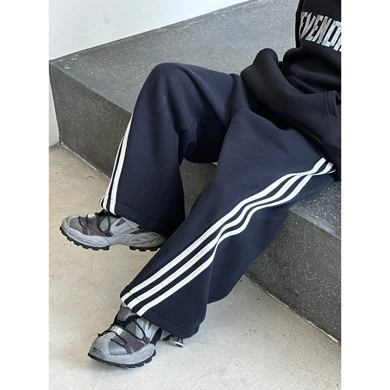 【现货】男童运动裤子秋冬加厚童装2025新款儿童加绒休闲裤中大童