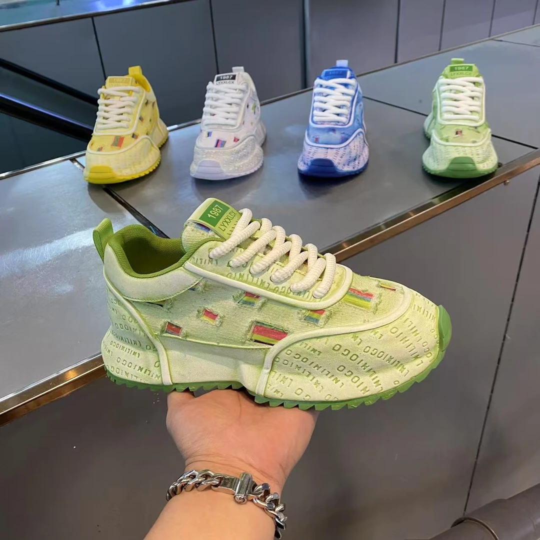 2025夏季时尚新款透气手工包底男款潮流舒适轻便休闲男鞋（皮鞋码）