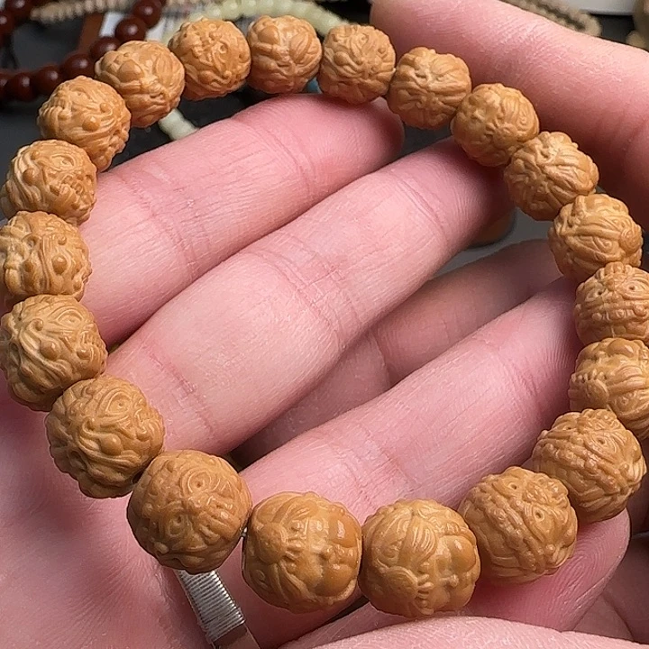 猴头核桃手串全品精工扎基拉姆尺寸11mm