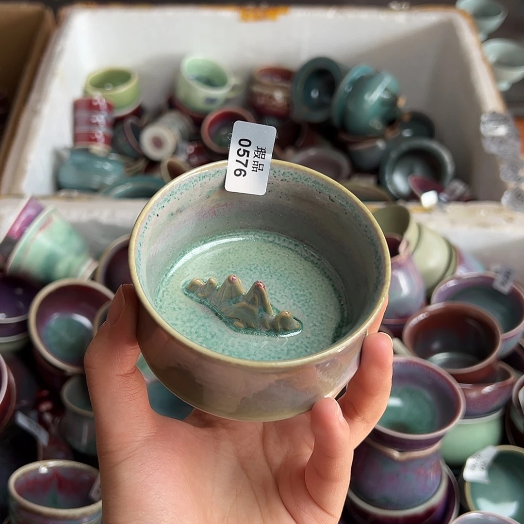 陶摆件窑口自销原矿钧瓷