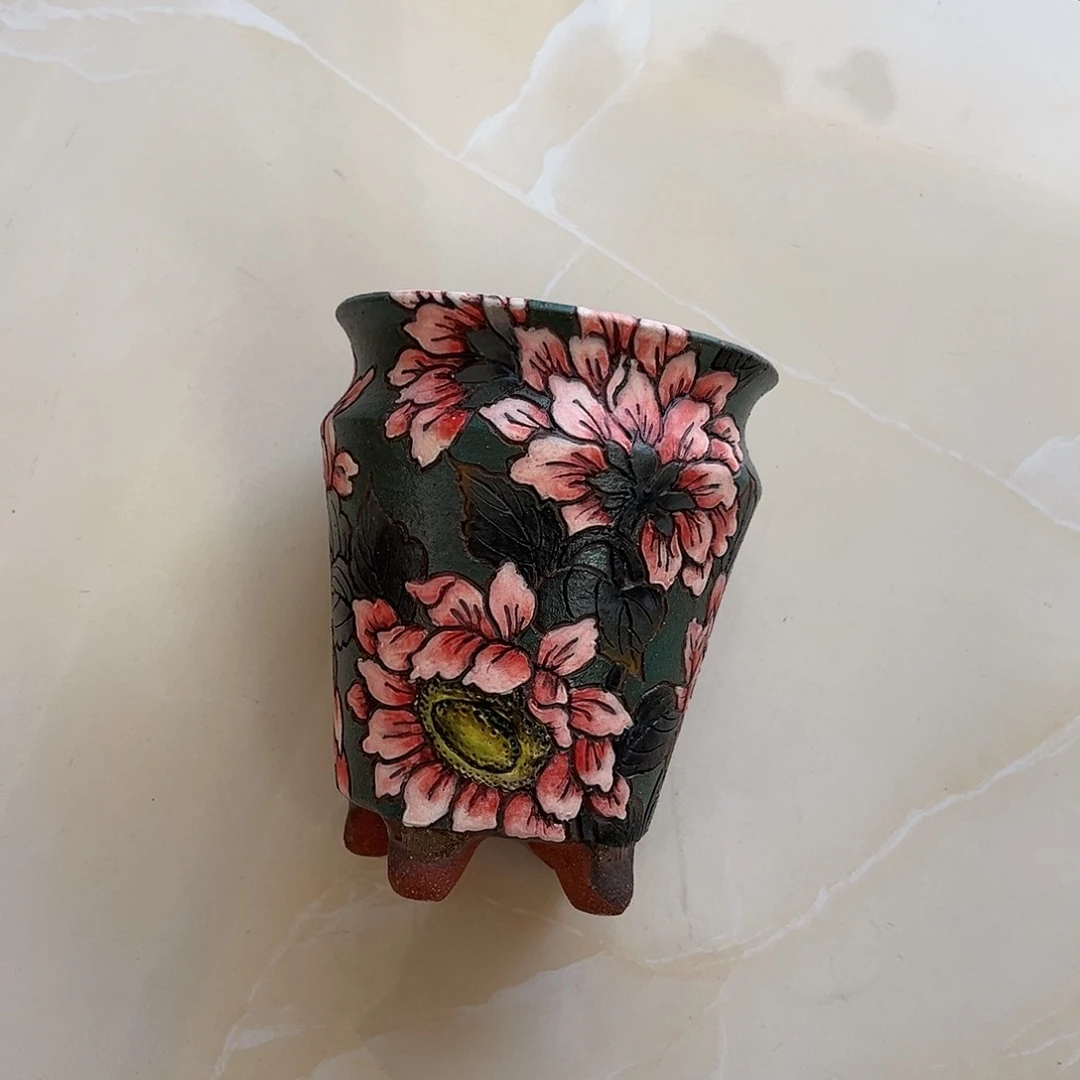 景德镇陶瓷花盆长*景德镇陶瓷花盆