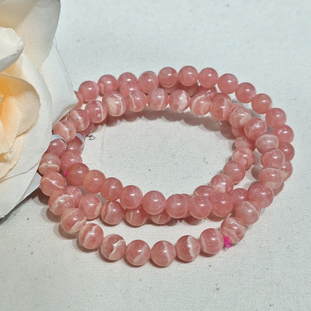 【书记甄选】天然红纹石单圈手链 多样性发一件 约6mm GD1275