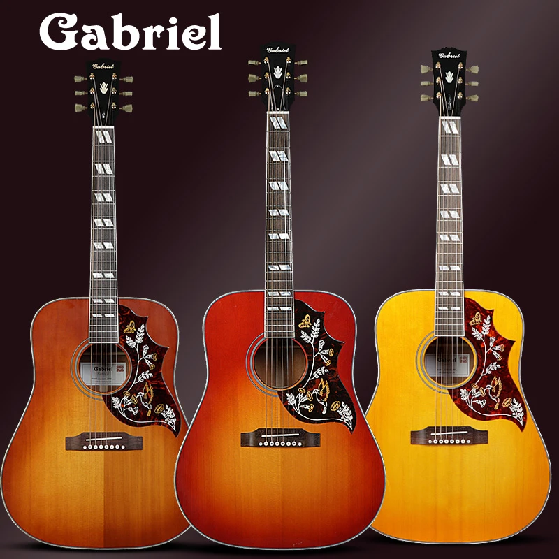 Gabriel/加百列蜂鸟民谣电箱全单吉他 CSR-SD1960 做旧超薄硝基漆