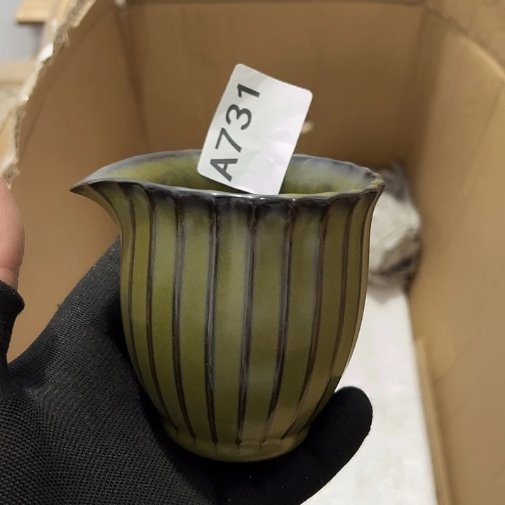 瓷片茶摆件工艺品摆件666
