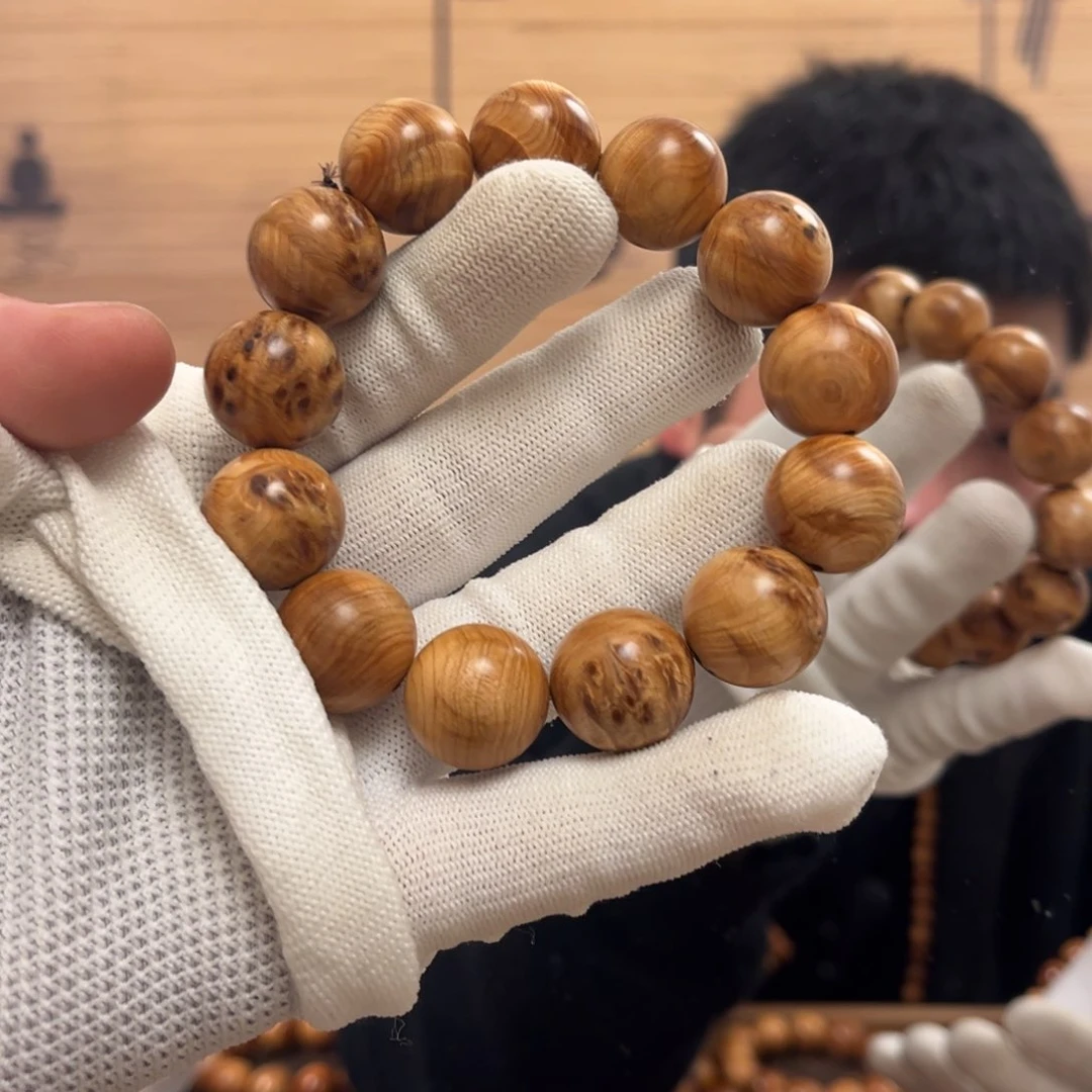 柏木（崖柏）手串/手链18瘤花药香板根料