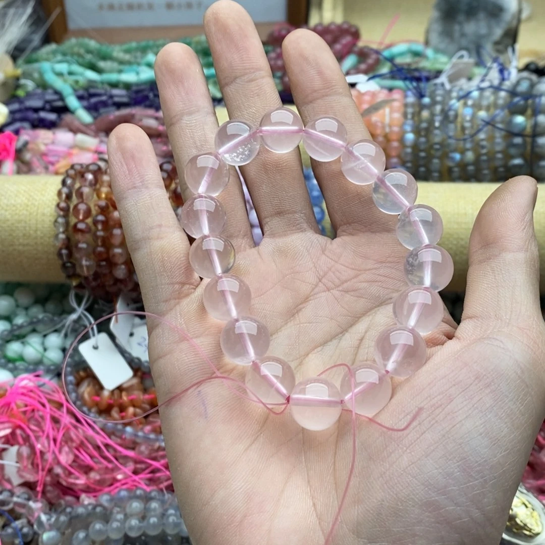 玛瑙/玉髓未镶嵌珠宝半成品奶****桃拍两次B447