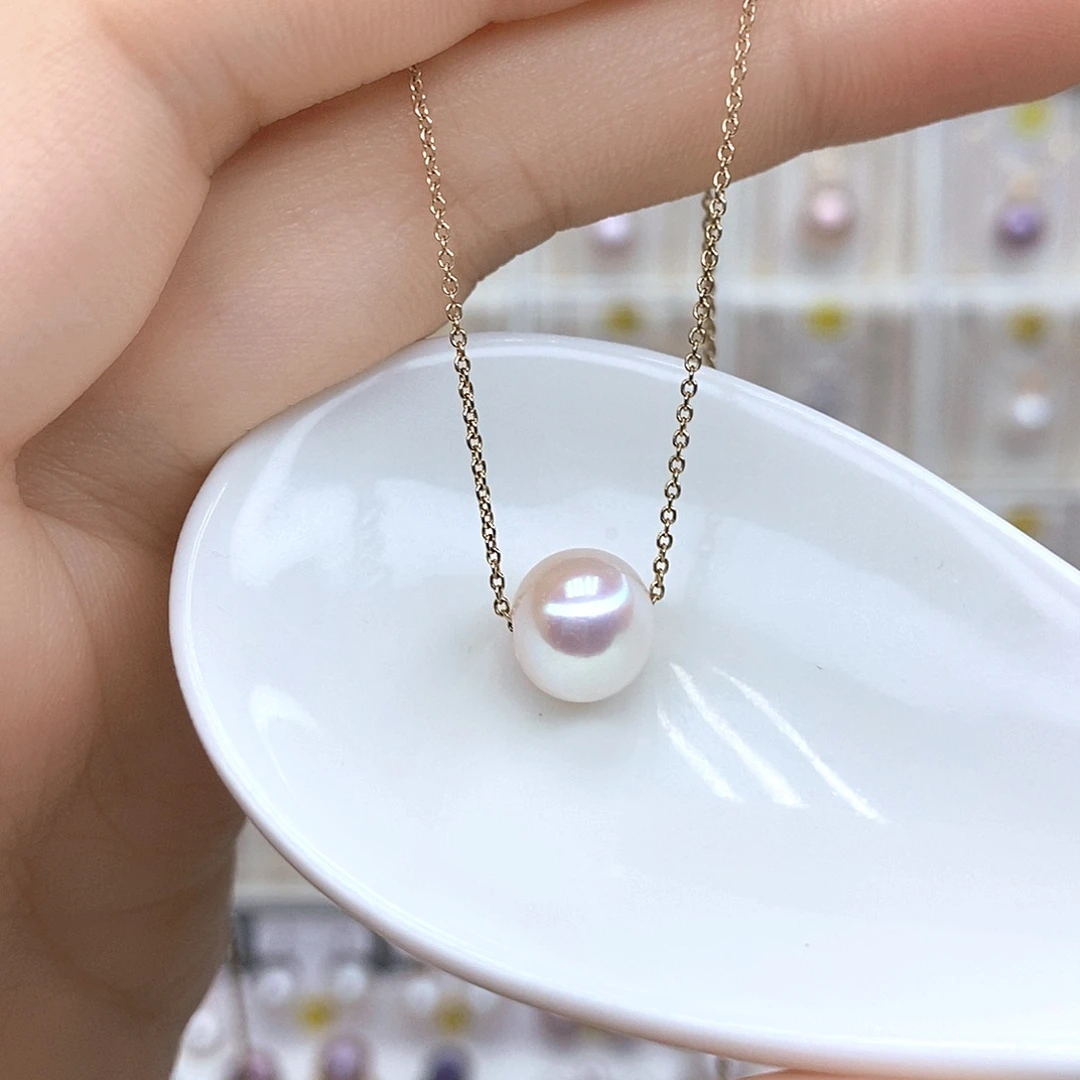 淡水珍珠合金颈饰