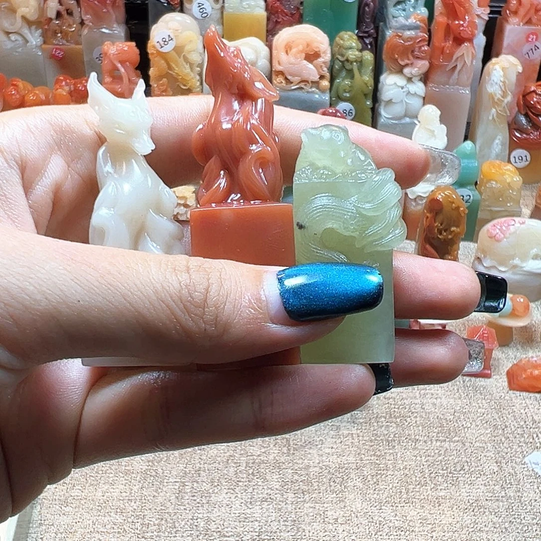 蔚***作寿山石其他寿山石雕刻包邮包刻