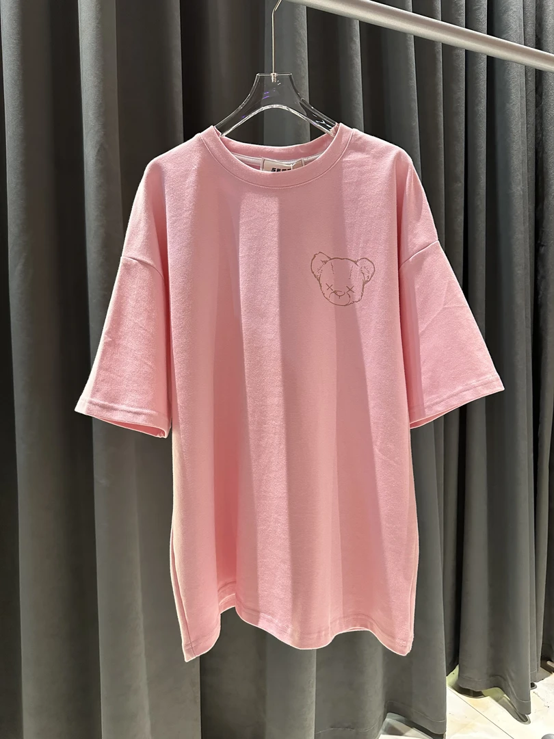 2025夏季潮牌大版T恤宽松显瘦气质轻奢百搭印花短袖