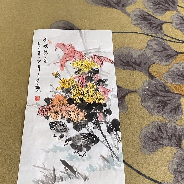 -***→国画子豪50.100手绘画芯